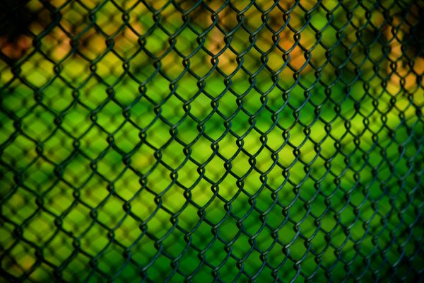 Chainlink Fence Painting
